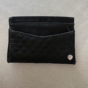 Vera Bradley Black Credit Card Holder